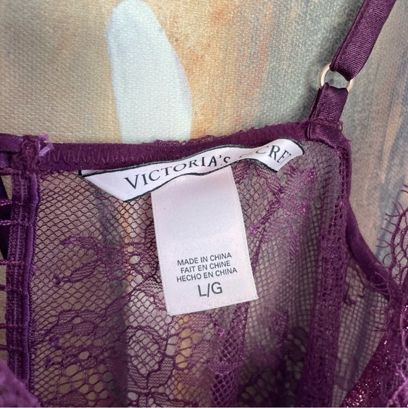 Victoria’s Secret Purple Sheer Lace Nightie - Picture 4 of 6